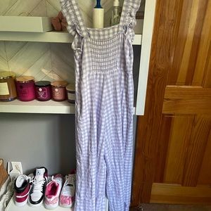 Gingham jumpsuit